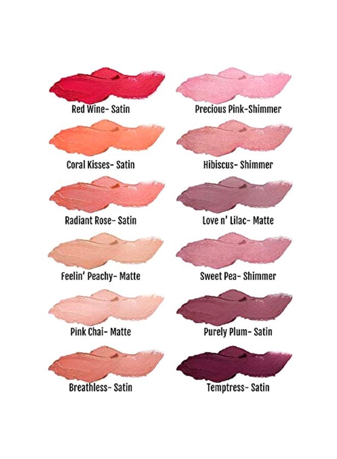 BaeBlu Organic Shiny Lipstick Hibiscus - Image 3