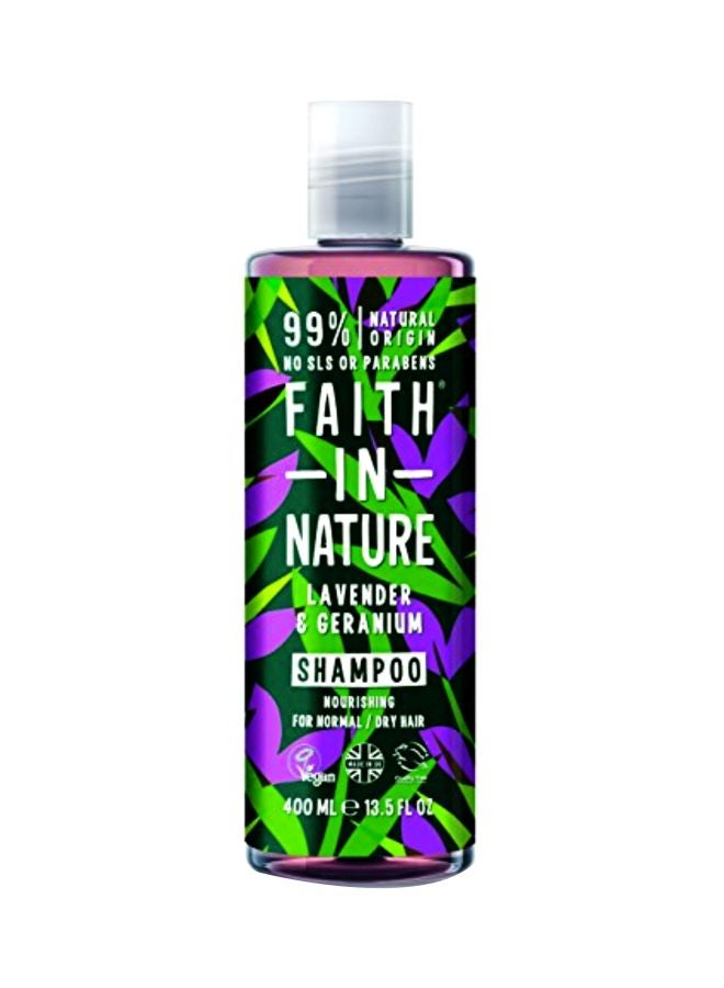 Faith in Nature Lavender And Geranium Shampoo 400ml  - Image 1