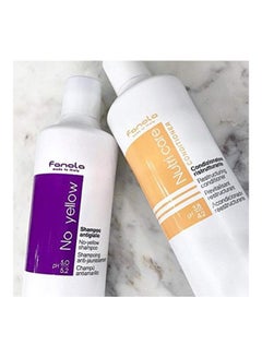 FANOLA Pack Of 2 No Yellow Shampoo And Nutri Care Conditioner 1000ml  - Image 2
