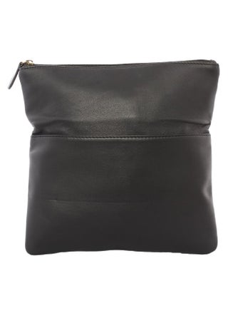 Solid Pattern Fold Over Clutch Bag Black - v1576245581/N32541187A_1