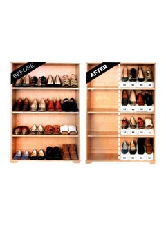 Liying 6-Piece Shoe Organizer Set White 10x14x25cm  - Image 5