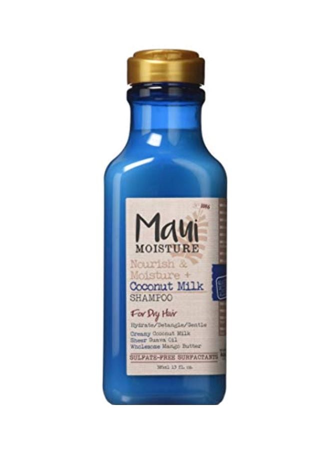 MAUI MOISTURE Pack Of 2 Nourish And Moisture Plus Coconut Milk Shampoo 385ml  - Image 1