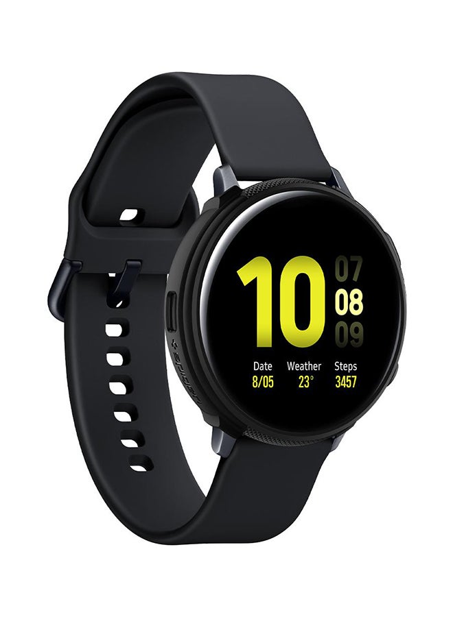 Spigen - Liquid Air Protective Cover Case For Samsung Galaxy Watch Active 2 Matte Black - Image 1