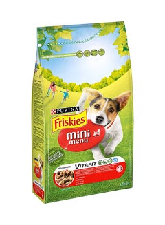 Friskies Mini Menu Chicken For Small Adult Dogs Brown 2kg