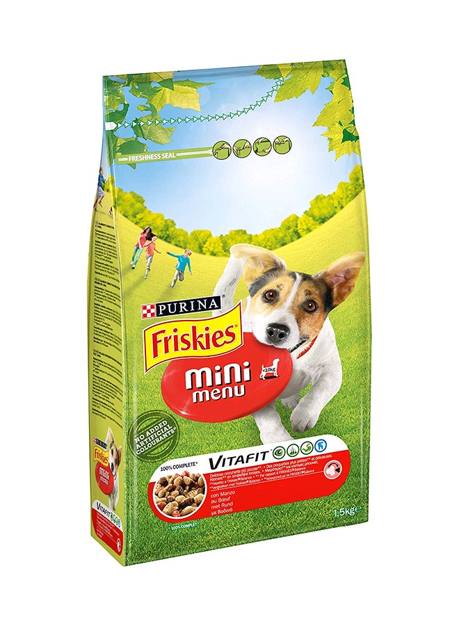 PURINA - Friskies Mini Menu Chicken For Small Adult Dogs Brown 2kg - Image 1