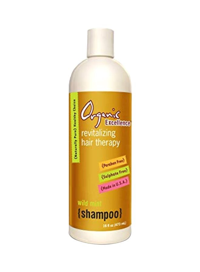 Organic Excellence - Revitalizing Hair Therapy Wild Mint Shampoo - Image 1