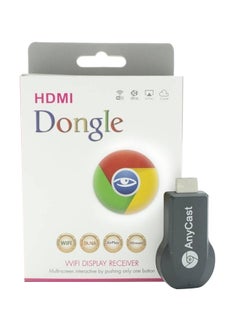 إني كاست مستقبل دونجل بشاشة HDMI تعمل بتقنية الواي فاي أسود 