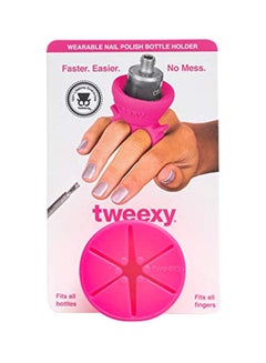 Tweexy Wearable Nail Polish Holder Bonbon Pink  - Image 5