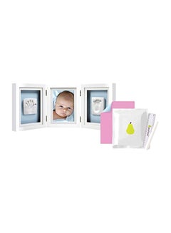 pearhead Handprint And Footprint Deluxe Photo Frame And Impression Kit  - Image 1