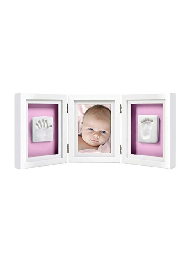 pearhead - Handprint And Footprint Deluxe Photo Frame And Impression Kit - Image 1