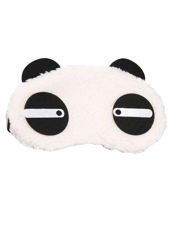 Jenna Straight Panda Sleeping Eye Mask White/Black - Image 1