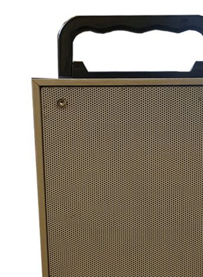 USB Portable Bluetooth Speaker Ar-1740 Beige/Black - Image 2