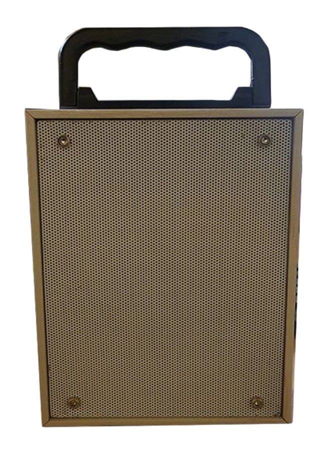 USB Portable Bluetooth Speaker Ar-1740 Beige/Black - Image 1