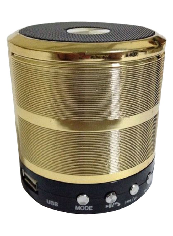 Wireless Portable Bluetooth Speaker KL034-5 Gold/Black - Image 1