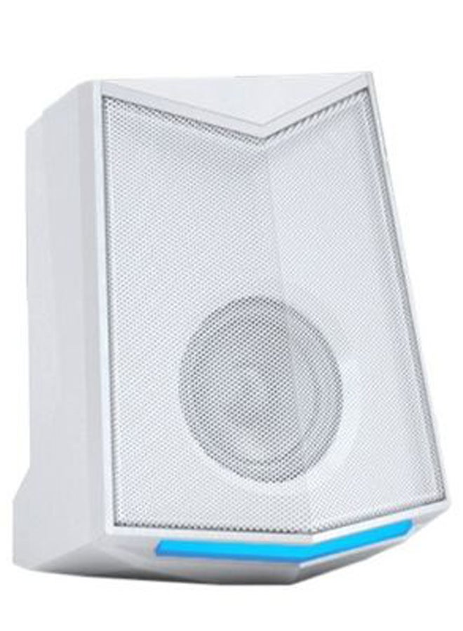 2-Piece Mini Portable USB Power Speaker Set White - Image 2