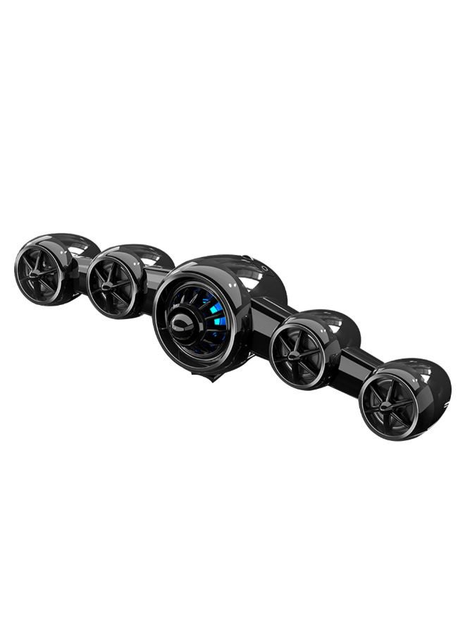 Mini Aircraft Shape AUX Soundbar D-219 Black  - Image 1