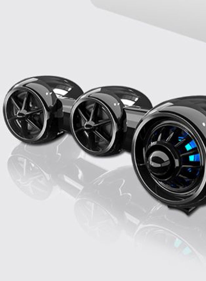 Mini Aircraft Shape AUX Soundbar D-219 Black  - Image 2