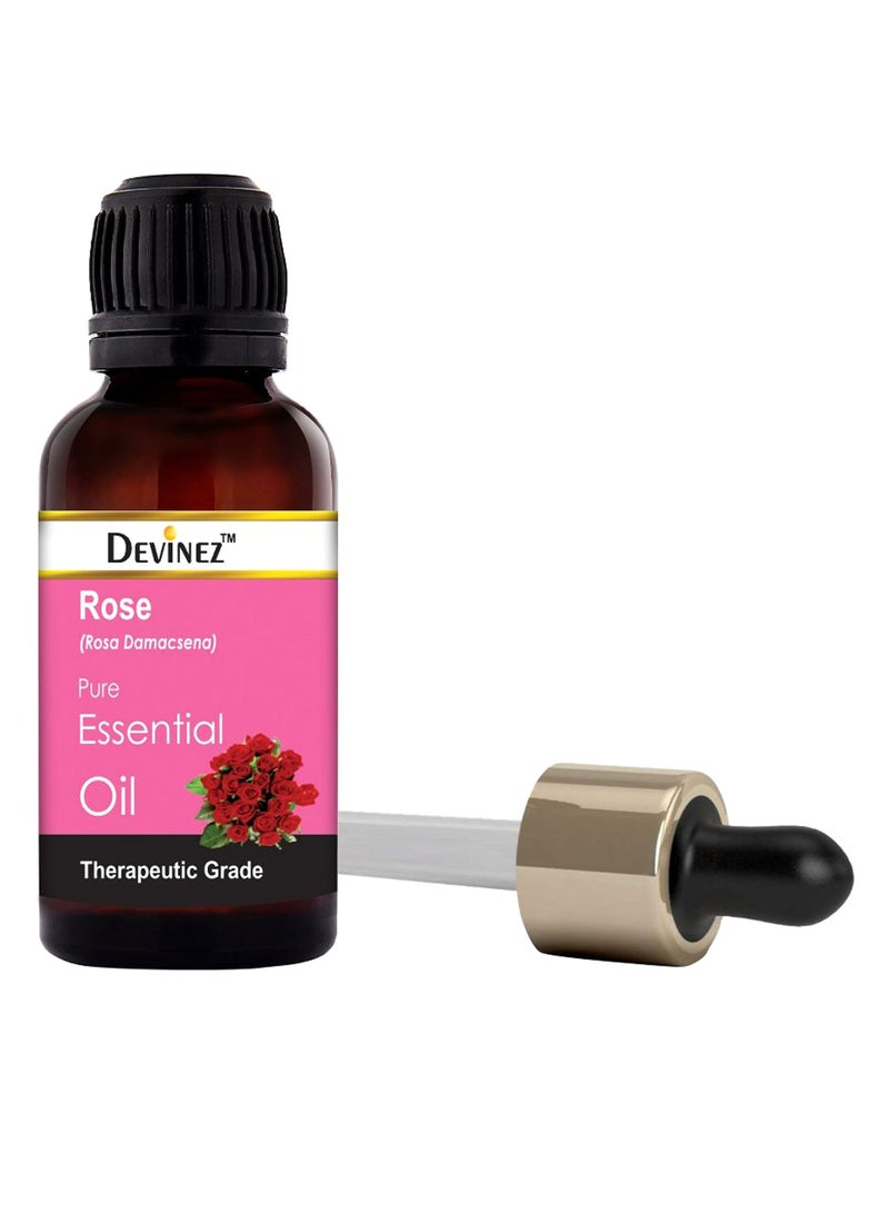 Devinez Pure Rose Essential Oil With Dropper 15ml 