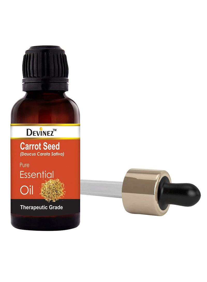 Devinez Pure Carrot Seed Essential Oil With Dropper 15ml 
