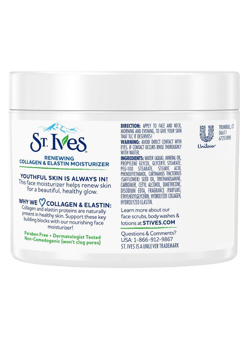 ST. Ives - Renewing Collagen And Elastin Moisturizer 283grams - Image 1