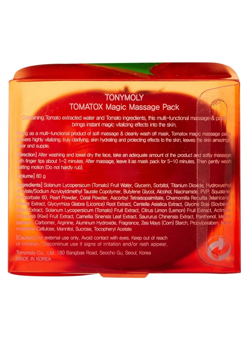 TONYMOLY Tomatox Magic Massage Pack White 80grams  - Image 2