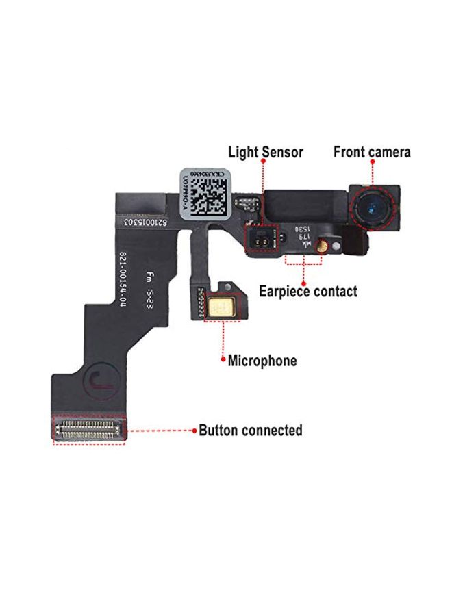 Replacement Front Camera Module Flex Cable For Apple iPhone 6s Plus Black - v1576308337/N31470487A_4