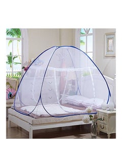 DmsBanga Foldable Mosquito Net White/Blue  - Image 5