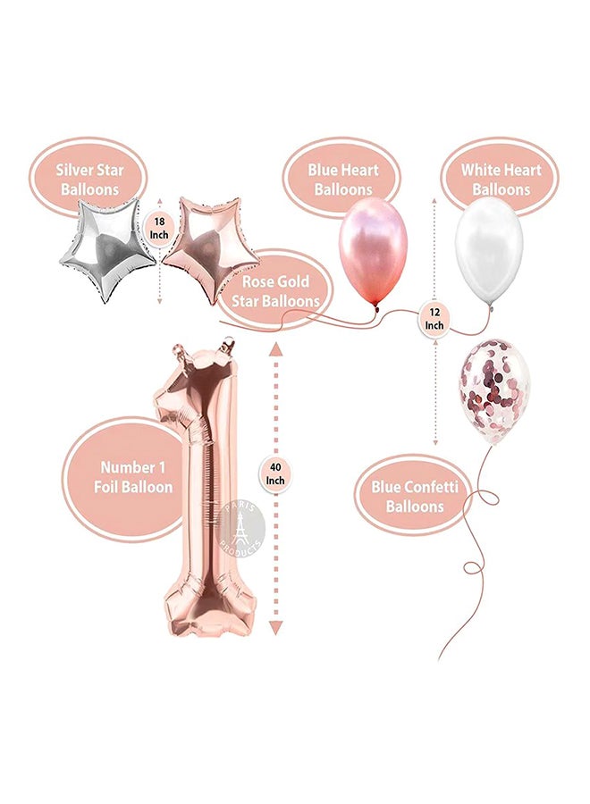 بالون زينة لأعياد الميلاد لسنة واحدة - Image 2