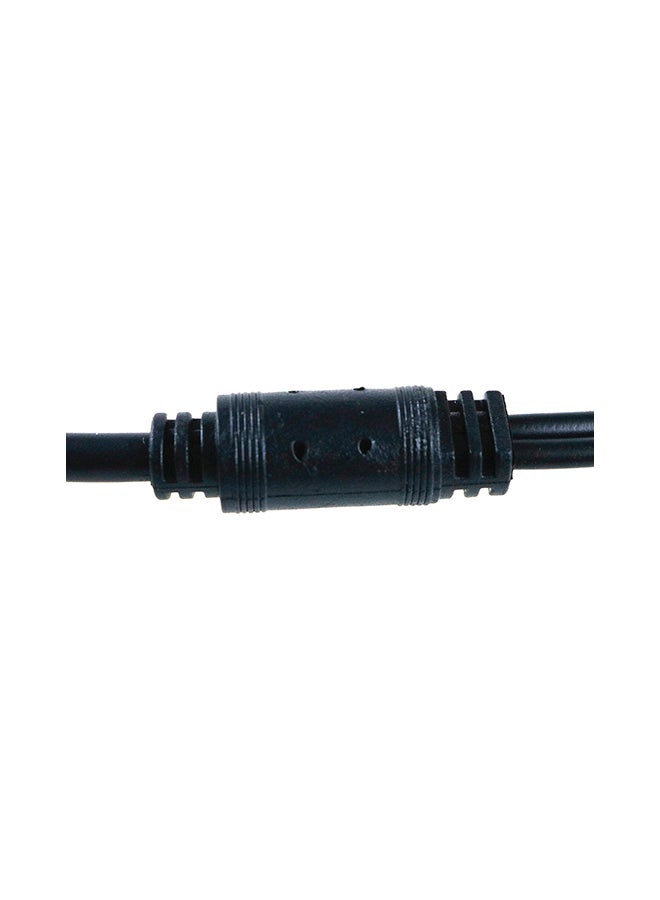 2 Way Plug Cable Connector Black 8cm  - Image 2