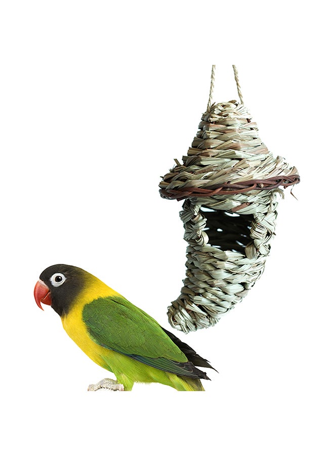 Generic - Parrot Canary Cockatiel Grass Bird Nest Multicolour - Image 1