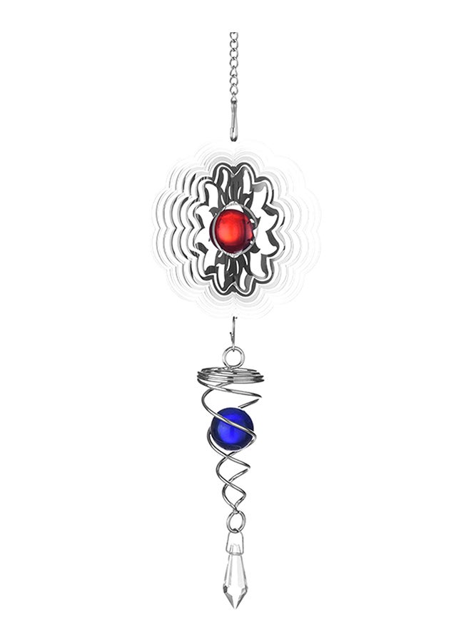 Generic Hanging Ornament Multi Tube Wind Chime Silver 11cm  - Image 1