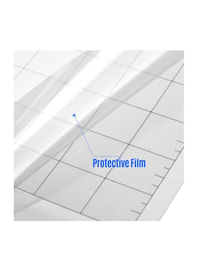 Replacement Cutting Mat With Measuring Grid White