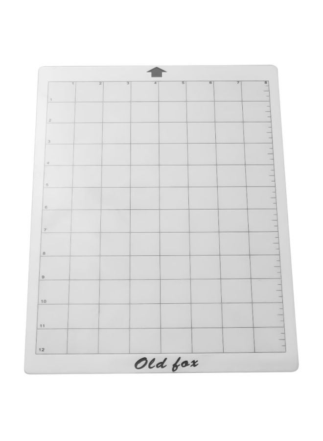 Replacement Cutting Mat With Measuring Grid White