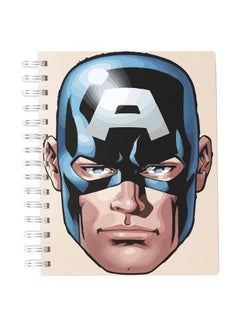A5 Avengers Character Movie Printed Notebook Beige/Blue/Black