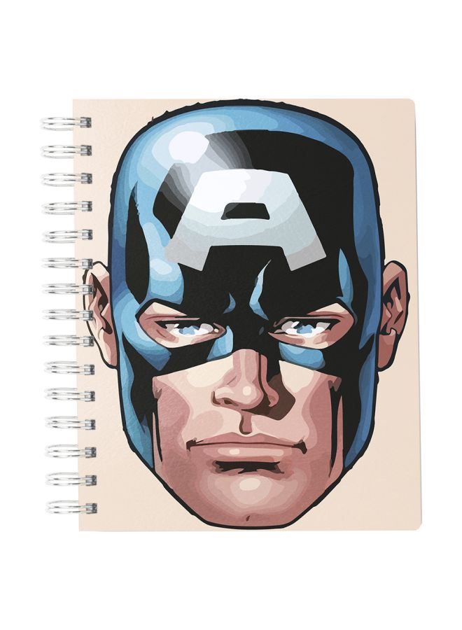 LOUD UNIVERSE - A5 Avengers Character Movie Printed Notebook Beige/Blue/Black - Image 1