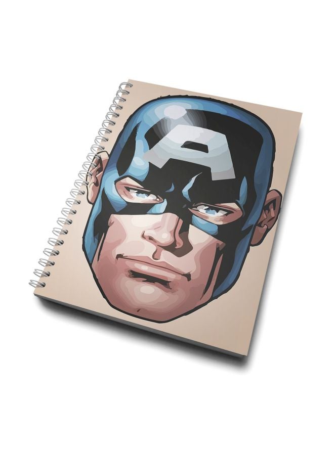 LOUD UNIVERSE - A5 Avengers Character Movie Printed Notebook Beige/Blue/Black - Image 1