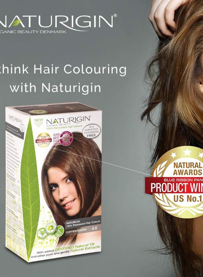 NATURIGIN - Natural Beauty Permanent Hair Colour 2.0 Black 115ml - Image 1