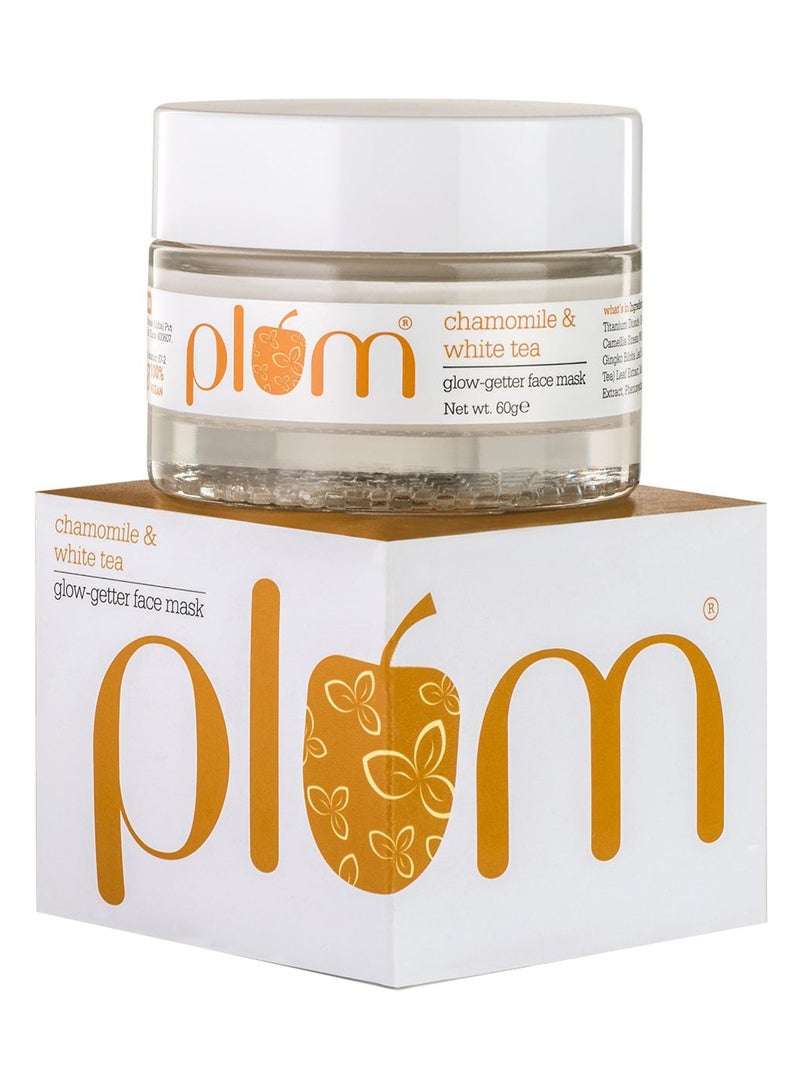 Plum - Chamomile And White Tea Glow Getter Face Mask 60ml - Image 1