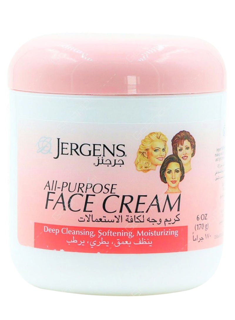 Jergens - Deep Cleansing All Purpose Face Moisturizing Cream 170grams - Image 1
