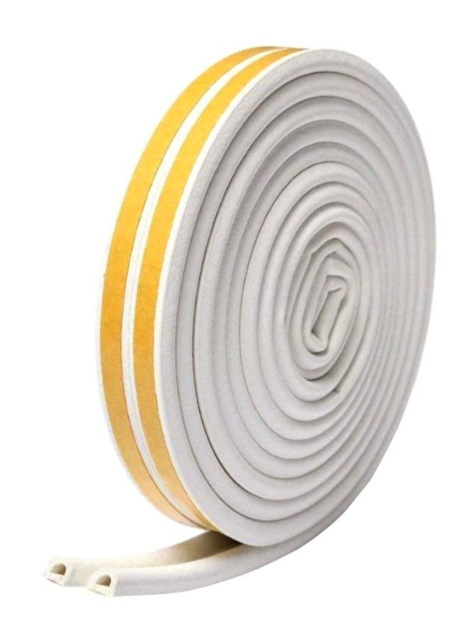 AIWANTO Self-Adhesive Door Sealing Strip Yellow/White 5meter  - Image 1