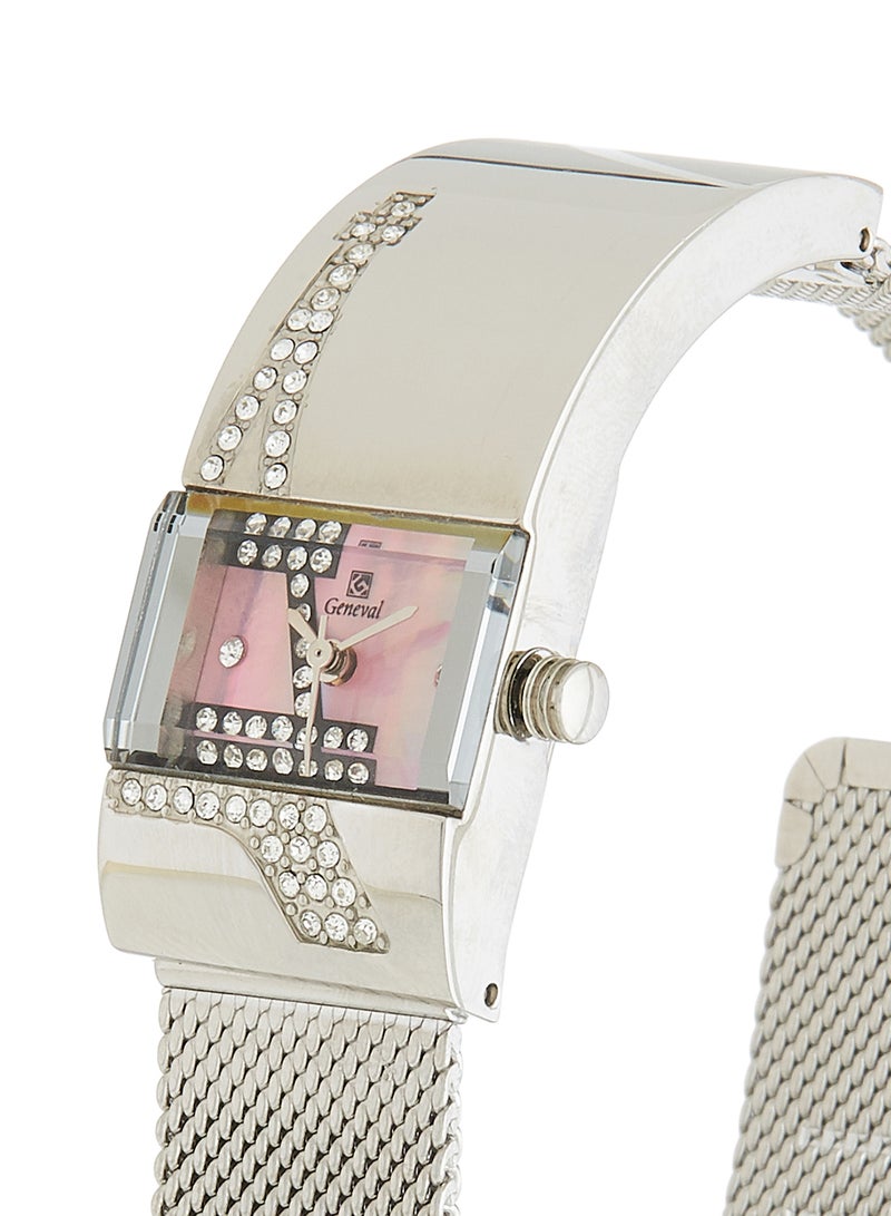 Geneval of Switzerland Women's Stainless Steel Analog Wrist Watch GLS124QWPP  - Image 2