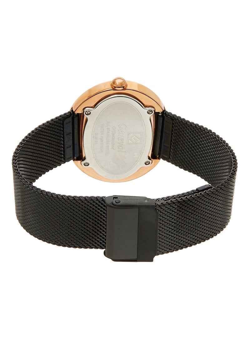 Geneval of Switzerland Women's Stainless Steel Analog Wrist Watch GLS132QRPBB  - Image 3