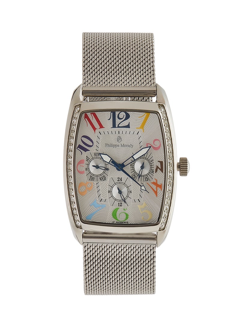 Philippe Moraly of Switzerland - Women's Stainless Steel Analog Wrist Watch LS1032QWW - Image 1