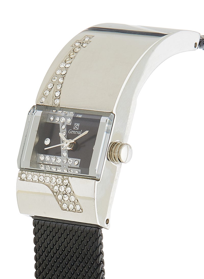 Geneval of Switzerland Women's Stainless Steel Analog Wrist Watch GLS124QWBB  - Image 2