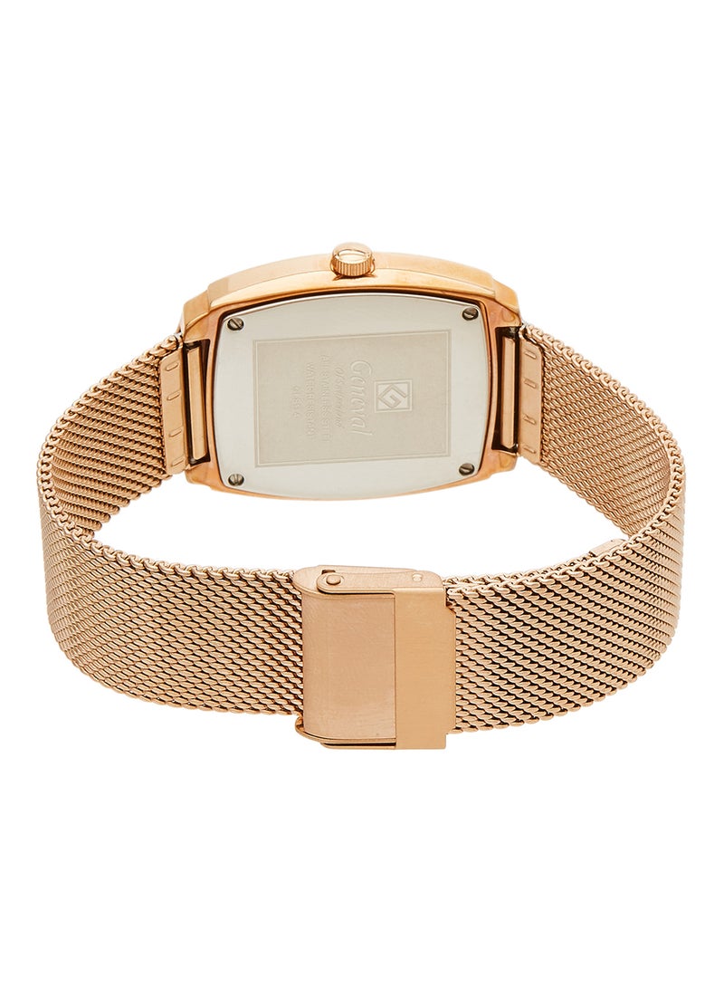Geneval of Switzerland Women's Stainless Steel Analog Wrist Watch GLS134QRPP  - Image 3