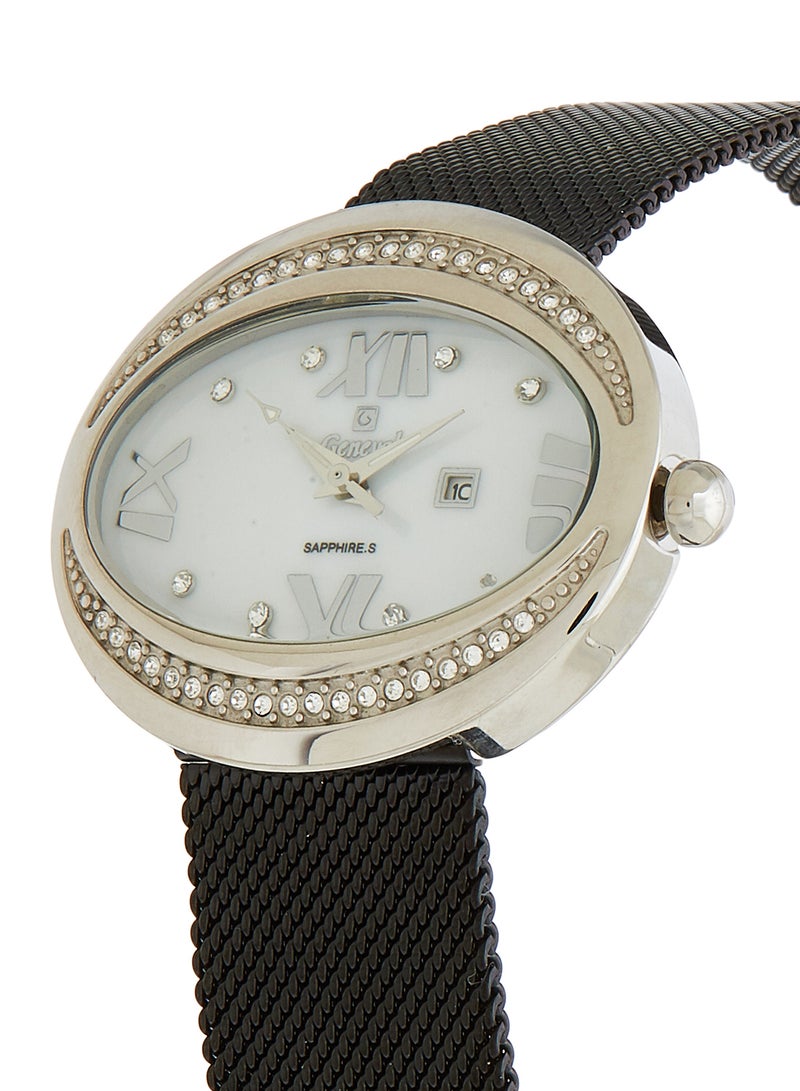 Geneval of Switzerland Women's Stainless Steel Analog Wrist Watch GLS132QWPWB  - Image 2