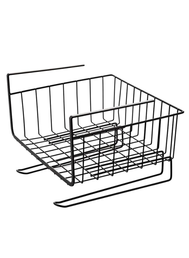 Generic - Under Shelf Organizer Storage Basket Black 28.5*19.5*26cm - Image 1