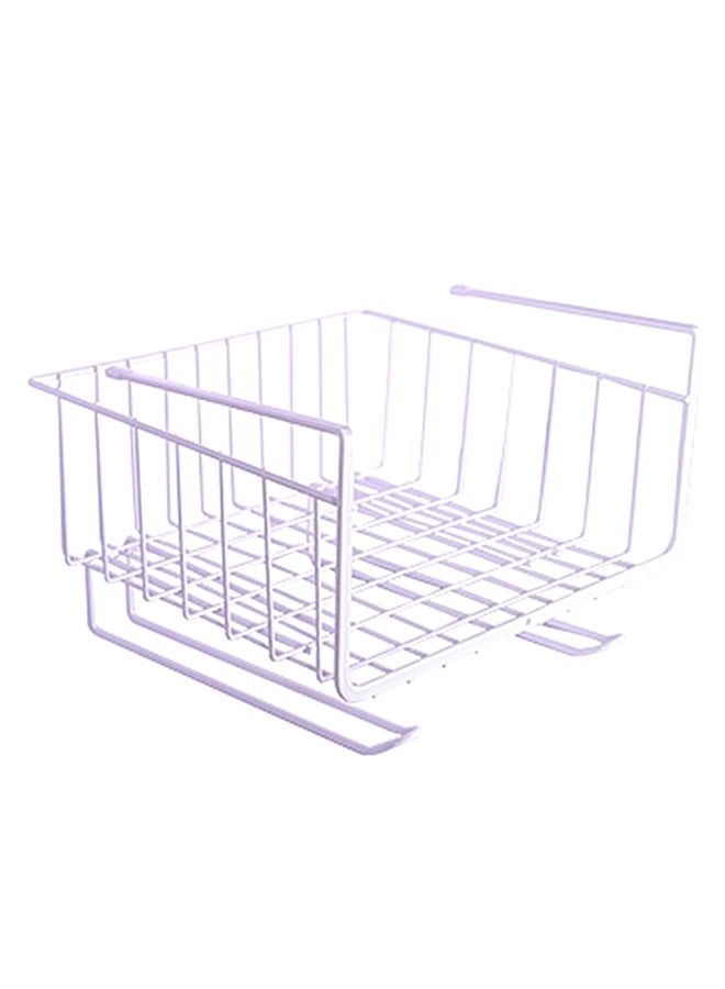 Under Shelf Organizer Storage Basket Light Purple 28.5*19.5*26cm 