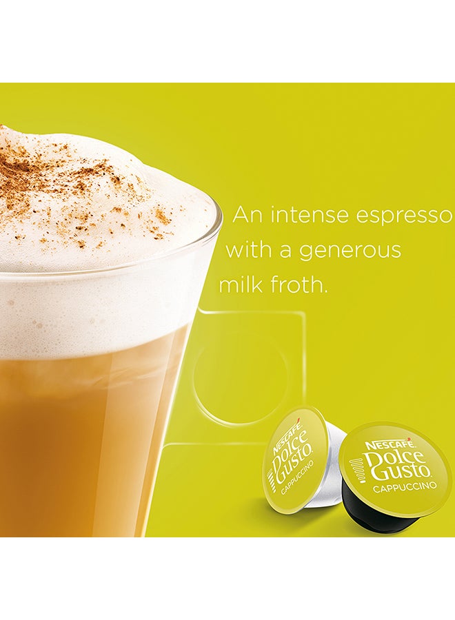 Nescafe Dolce Gusto Cappuccino Coffee 16 Capsules 186.4grams - Image 4