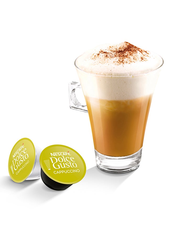 Nescafe Dolce Gusto Cappuccino Coffee 16 Capsules 186.4grams - Image 3
